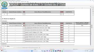 Transmissão do sorteio ao vivo de EROCP 7a RM 2410 [upl. by Atina794]