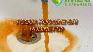 Esce poca acqua dal rubinetto Acqua ruggine [upl. by Asillim]