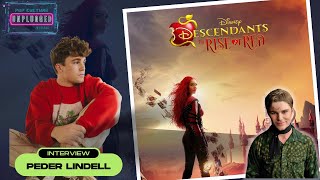 Peder Lindell on Playing Morgie in Descendants The Rise of Red [upl. by Snoddy]