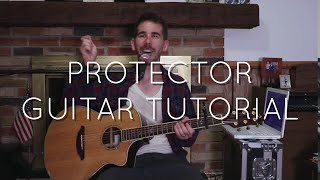 Kim WalkerSmith  Protector Acoustic Guitar Tutorial [upl. by Yentruoc]