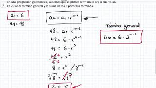 Ejercicio de Progresión Geométrica [upl. by Gladi813]