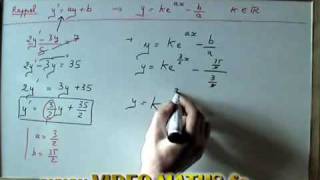 EQUATION DIFFERENTIELLE Recherche dune solution particulière [upl. by Nalyorf253]