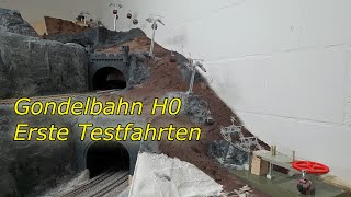 Modell Seilbahn  Einseilumlaufbahn  von Jägerndorfer in H0  Model Gondola in H0 scale [upl. by Cherrita310]