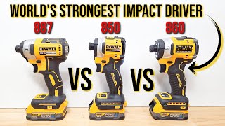 New DeWalt DCF860 Impact Driver Review The Worlds Most Powerful Impact Driver [upl. by Nelra]