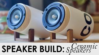 Ceramic Speakers  FREE BUILD PLANS  DIY Speaker Build [upl. by Oflunra989]