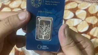 Mmtc Pamp 10 Gram Silver Bar [upl. by Aynotal832]