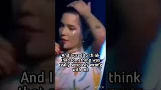 Halseys emotional speech about bipolar disorder halsey bipolar bipolardisorder clementine [upl. by Zoilla]