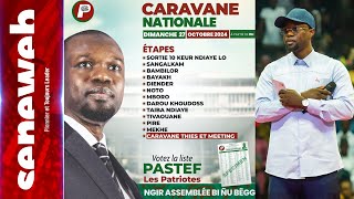 DIRECT  Suivez la caravane de Ousmane Sonko  Etapes Sangalkam Bayakh Pire Tivaouane Thiès [upl. by Ledda]