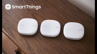 Samsung SmartThings Wifi  Powerful mesh WiFi Smart home hub [upl. by Awad151]