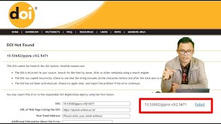 OJS3MENGATASI DOI ERROR FAILED CrossRef XML Export Plugin [upl. by Olra397]