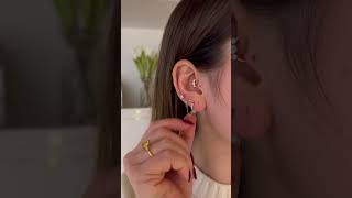 My Ear Piercings  Assolari Cartilage Earrings amp Ear Piercings [upl. by Prentiss755]