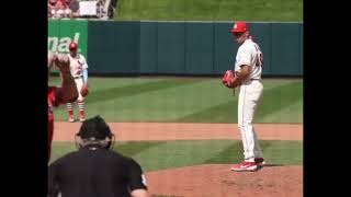 Jordan Hicks Slow Motion Pitching Mechanics Home Plate View [upl. by Ludwog584]