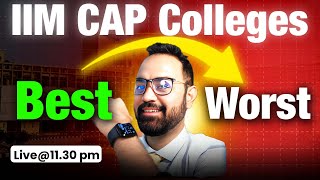 IIM CAP Colleges  Best to Worst IIMs  CAP Cut offs and Selection Criteria New  Baby IIM [upl. by Anipsed221]