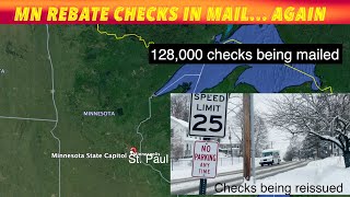 Minnesota Rebate Checks Being Mailed Again [upl. by Eugine]