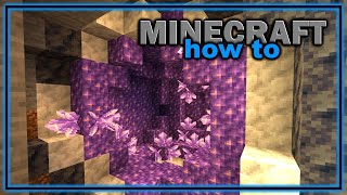 How to Find Amethyst Geodes and Use Amethyst in Minecraft 118  Easy Minecraft Tutorial [upl. by Dnallor138]