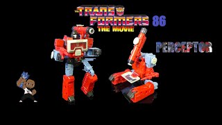 Transformers 86 Studio Series PERCEPTOR toy review [upl. by Secnarfyram]