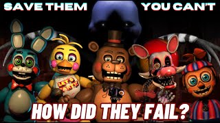 Who were the Toy Animatronics Fnafs Broken Security Guards [upl. by Cila]