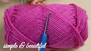 QUICK EASY AND PAINLESS ⚡❤️ Most beautiful stylish crochet stitch for bag blanket cardigan hat [upl. by Beller]