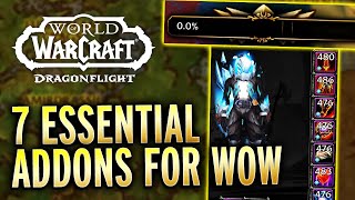 7 MUST HAVE WoW Addons For Beginners  World of Warcraft Addon Guide [upl. by Samid]