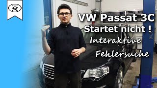 VW Passat 3C Startet nicht Interaktive Fehlersuche  not start  VitjaWolf  Tutorial  HD [upl. by Harned306]