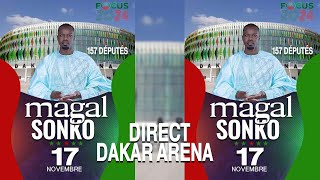 🔴 En Direct Ambiance Dakar Arena Giga Meeting Pastef [upl. by Llirred]