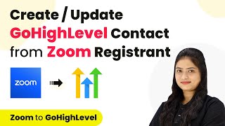 How Create or Update GoHighLevel Contact from Zoom Registrant  Zoom to GoHighLevel [upl. by Egor]