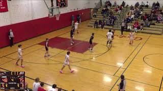 Groton High School vs Union Springs High School Mens Varsity Basketball [upl. by Dickson402]