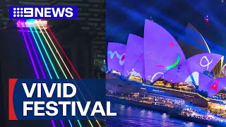 Sights and sounds for Vivid Sydney 2024 released  9 News Australia [upl. by Gwenn]