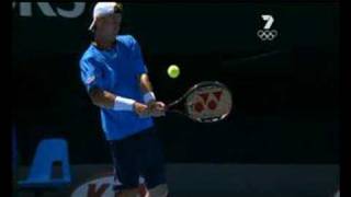 Lleyton Hewitt  TwoHanded Backhand [upl. by Warfield416]