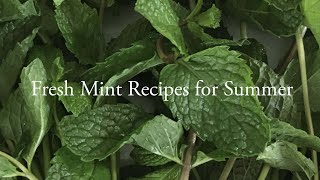 【Best Fresh Mint Recipes for the Summer 】4 Secret Recipes [upl. by Yendys]