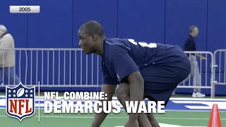 DeMarcus Ware LB Troy University  2005 NFL Combine Highlights [upl. by Kaiser]