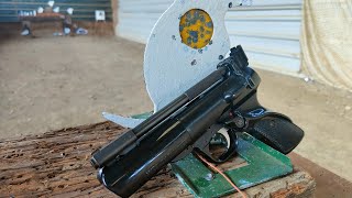 Very frustrating air pistol shooting  Webley Tempest [upl. by Attayek]