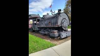 Former Lehigh Valley RR Station in Ithaca NY Steam Engine Solvay Process 63 [upl. by Pik908]