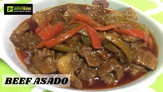 Easy Beef Asado Recipe  SARAPlicious [upl. by Polard]