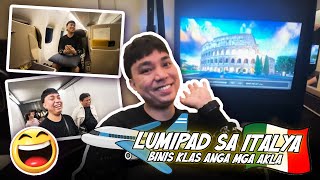 LUMIPAD SA ITALYA BINIS KLAS ANGA MGA AKLA  CHAD KINIS VLOGS [upl. by Bible97]