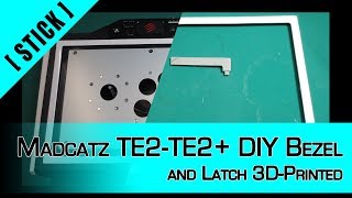 Arcade Stick Mod Part 13 Madcatz TE2TE2 DIY Bezel and Latch [upl. by Gautious62]