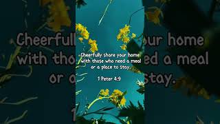 Cheerfully share  Gods word of encouragement bible jesus christ christian [upl. by Yaresed]