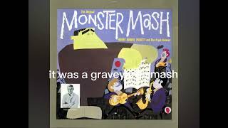 The monster mash lyrics shorts youtube monster halloween [upl. by Daisie931]