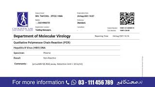 Interpreting HBV DNA PCR Qualitative test [upl. by Philina]