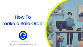 ePOS how to make sale order [upl. by Bosson604]