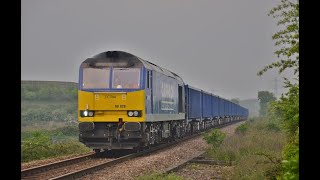 60028  6Z70 Willesden DC Rail  Grain Foster Yeoman  Upper Stoke [upl. by Suki199]