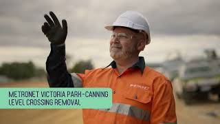 Victoria ParkCanning Level Crossing Removal  15s [upl. by Arol445]