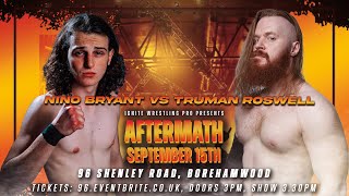 Ignite Wrestling Pro Aftermath  Truman Roswell vs Nino Bryant [upl. by Hitt]