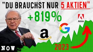 Du brauchst nur 5 Aktien um Reich zu werden Wirklich [upl. by Annayr]