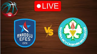 🔴 Live Anadolu Efes vs Manisa  Live Play By Play Scoreboard [upl. by Capello]