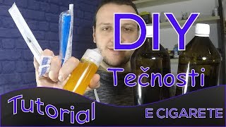 Kako Napraviti Tečnost Za Elektronsku Cigaretu  Tutorial [upl. by Geri227]