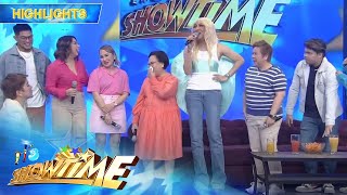 Vice Ganda is surprised by Nanay Rosario and his family  Its Showtime [upl. by Mettah273]