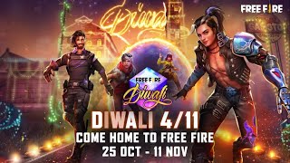 Diwali Rewards  Come Home To Free Fire [upl. by Aleehs]