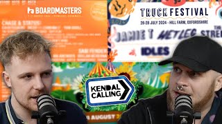 The BEST UK Indie Festivals  Boardmaster Kendal Calling amp Truck Festival REACTION [upl. by Xantha654]