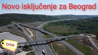 Asfaltirano novo isključenje za Beograd kod petlje Bubanj potok [upl. by Yecaj]